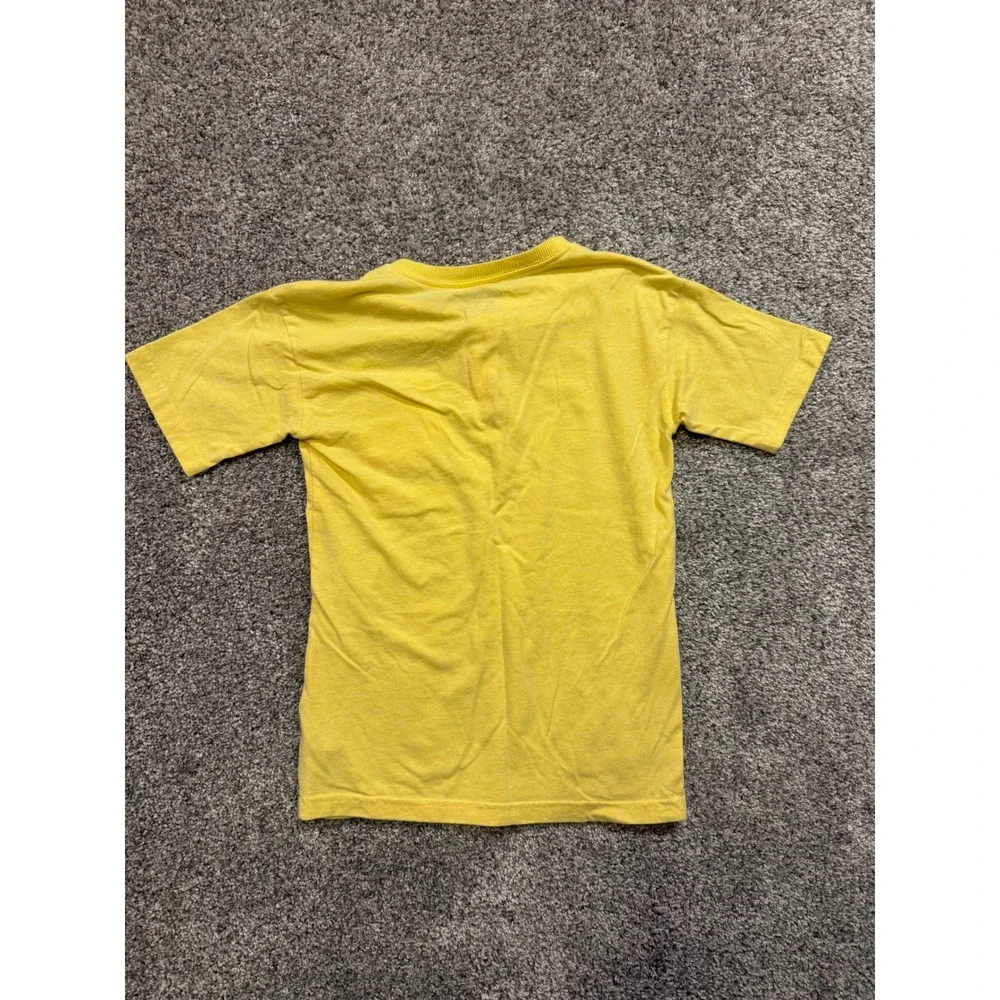 OshKosh B'gosh Henley Shirt Kids 8 Yellow Short Sleeve‎ Pocket Slub Knit Casual